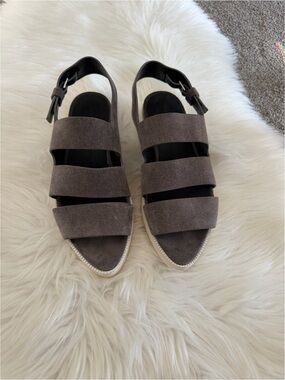 Alexander Wang Suede Strappy Platform Sandals